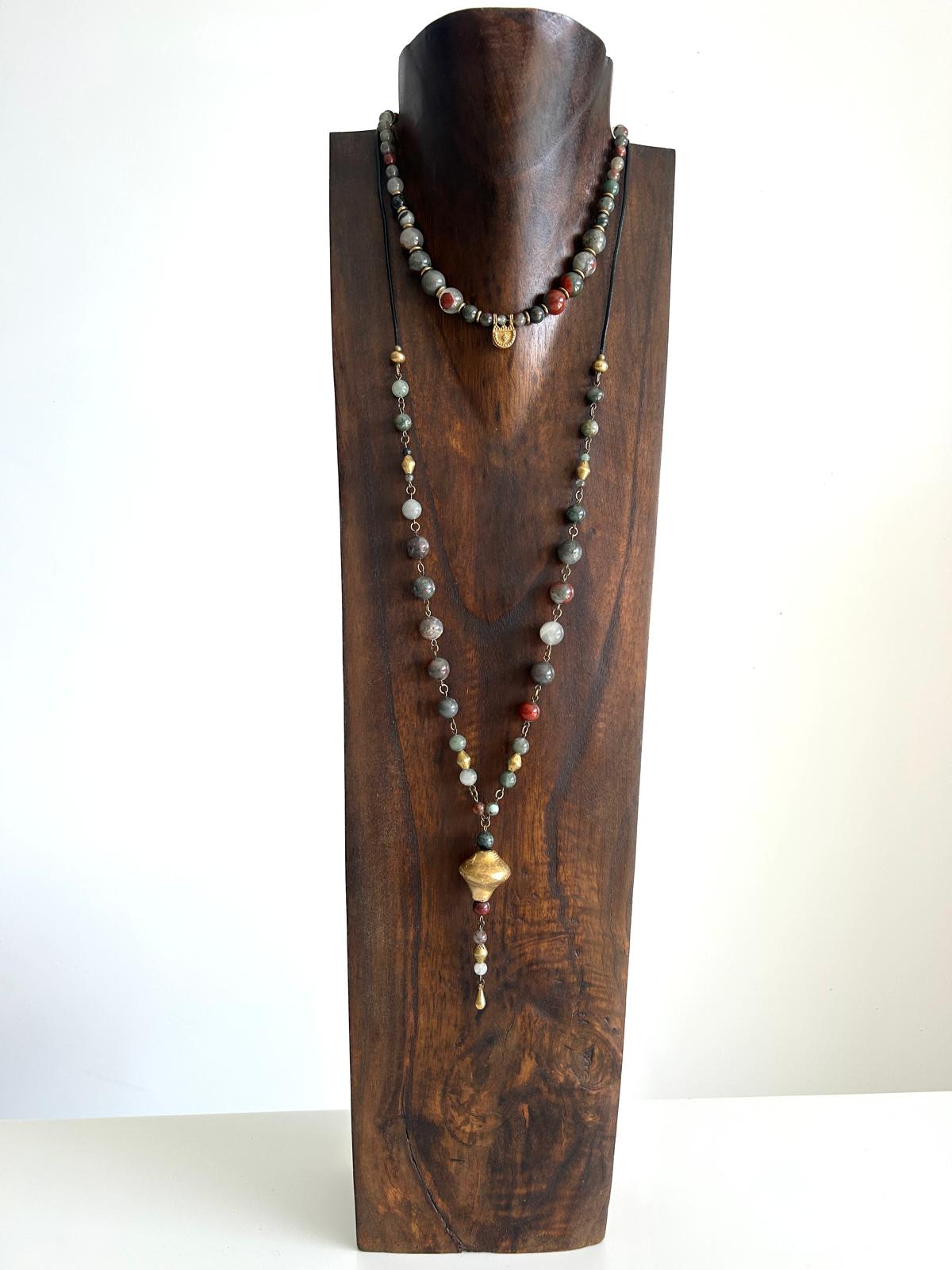 Zoune Bijoux Collier Collier Grelot Agathe Sang