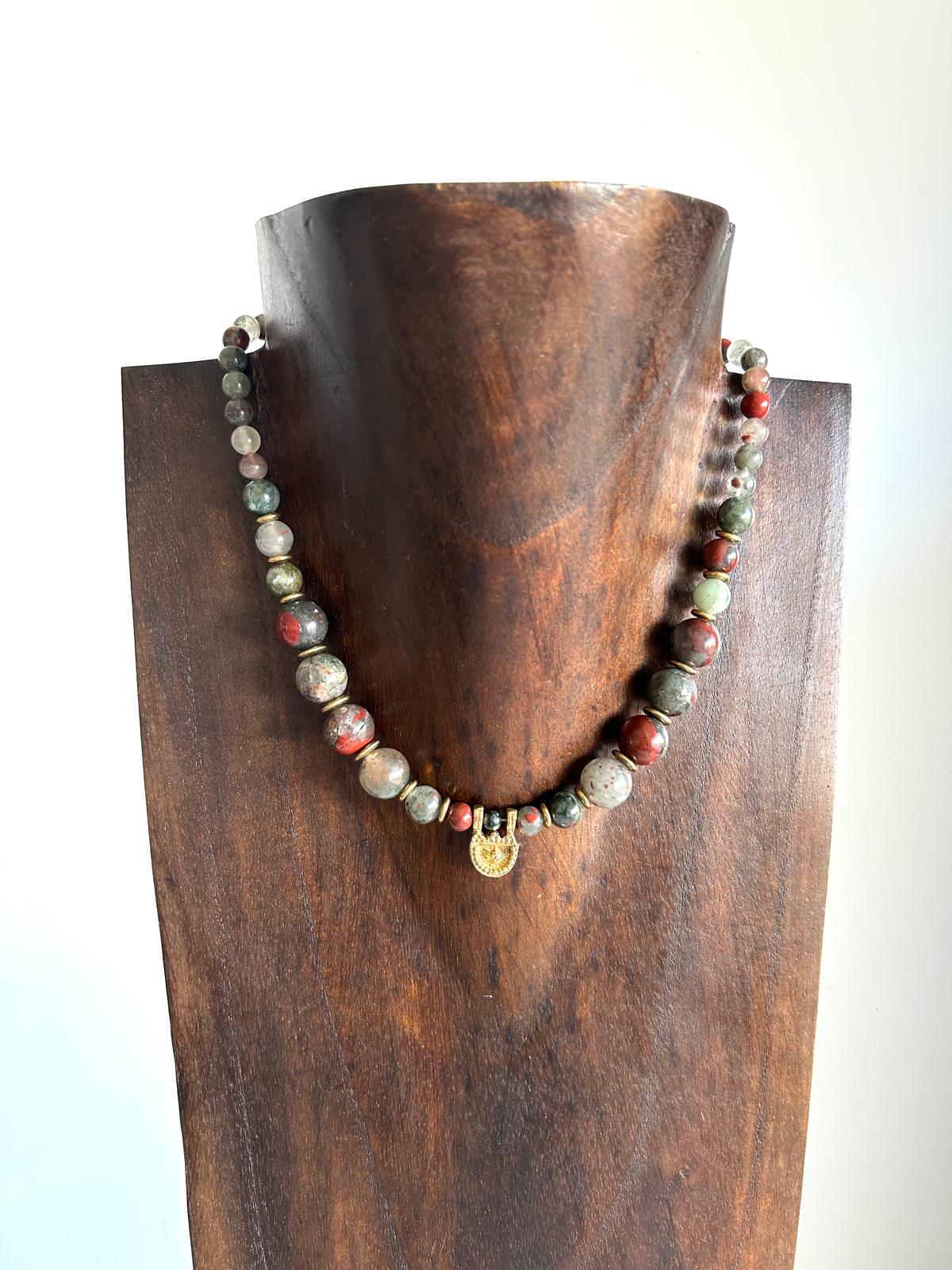 Zoune Bijoux Collier Collier Grelot Agathe Sang