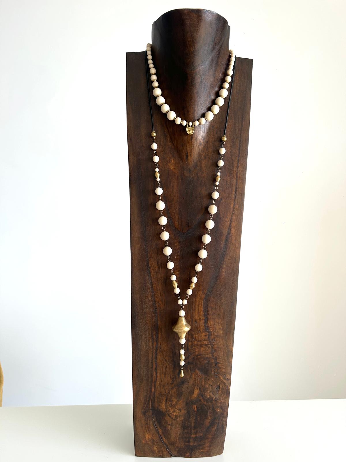 Zoune Bijoux Collier Collier Grelot River stone