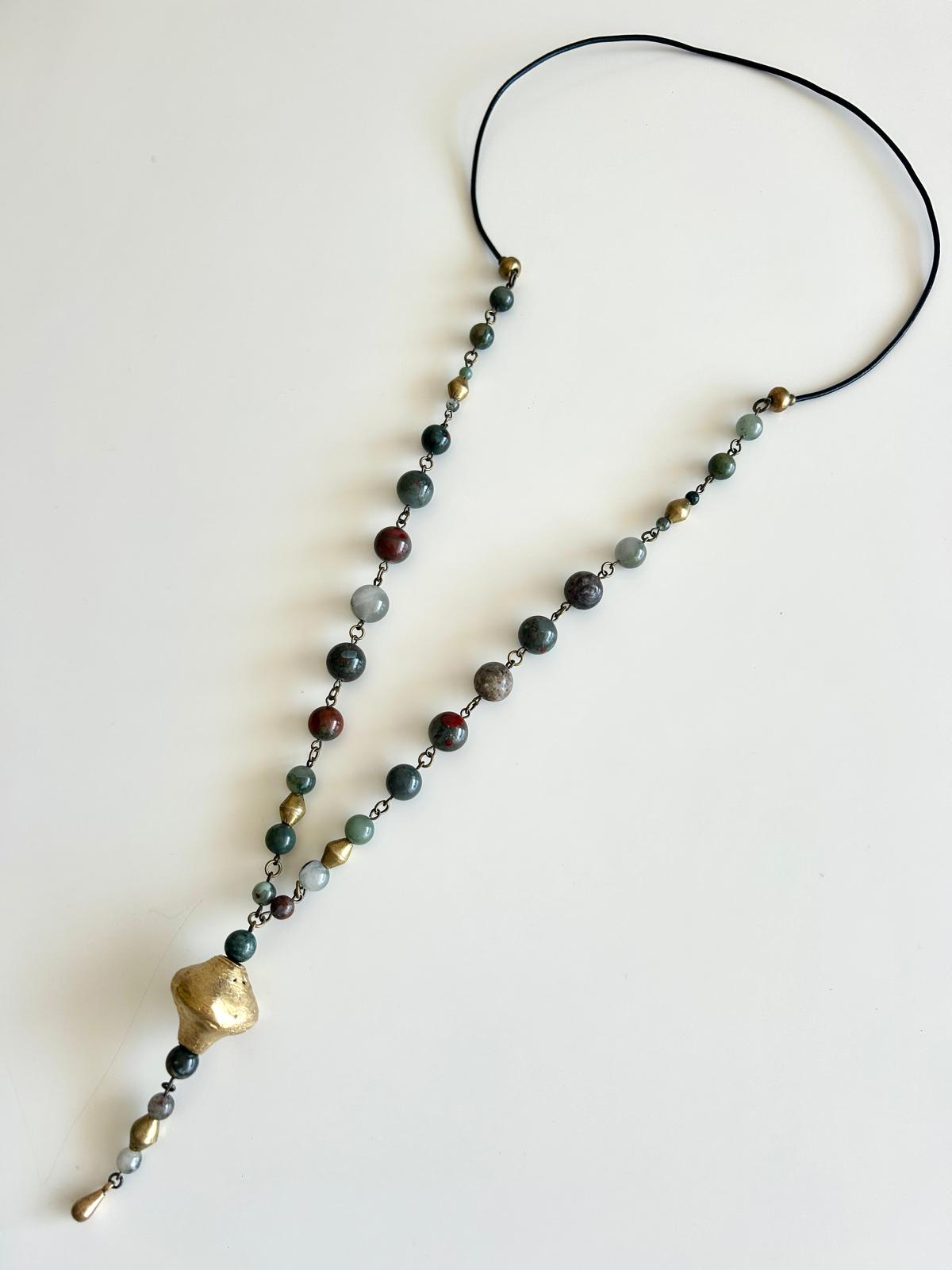 Zoune Bijoux Sautoir Sautoir Grelot Agathe Sang