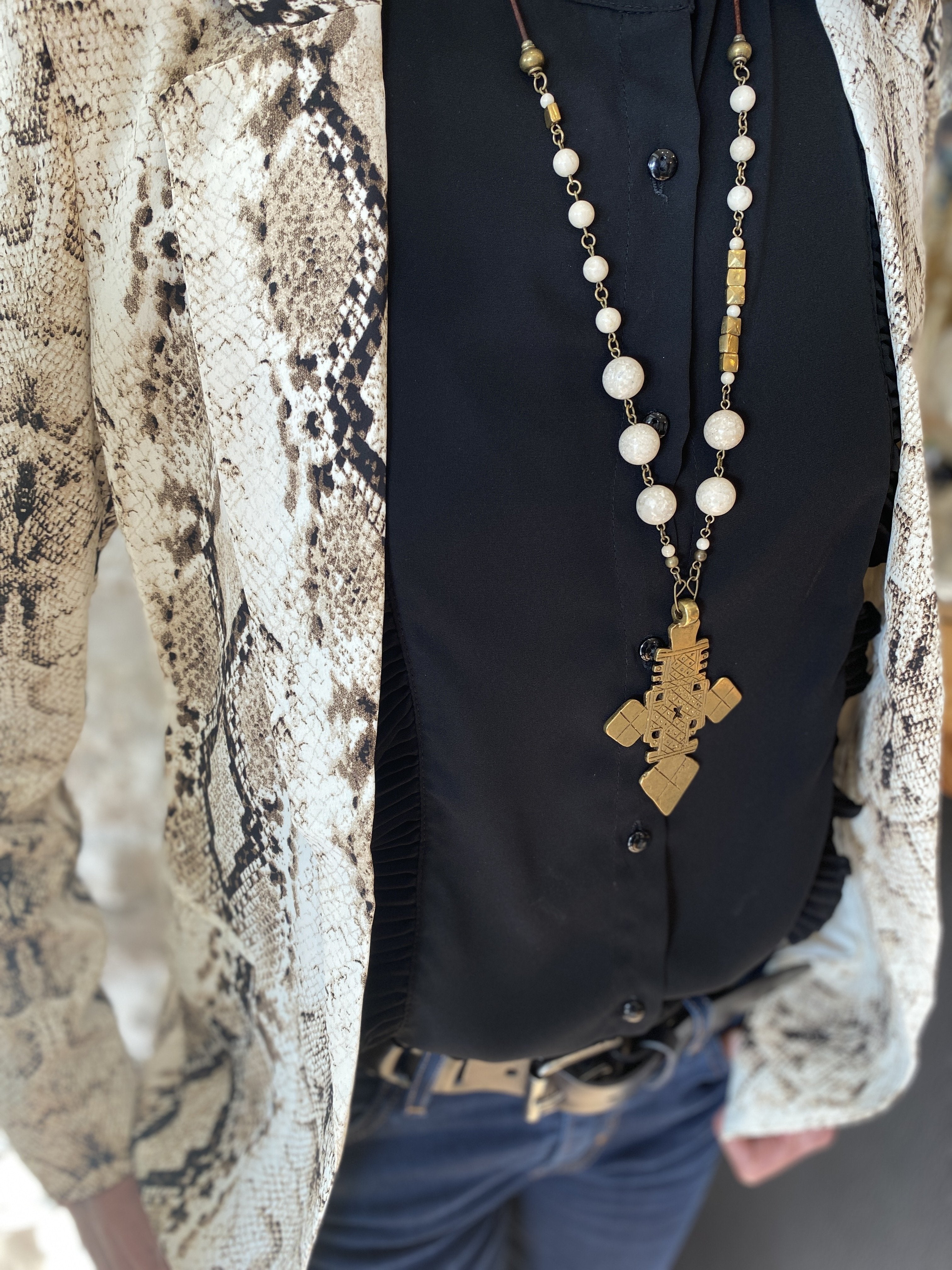 Zoune Bijoux Sautoir Grand Moucharabieh River