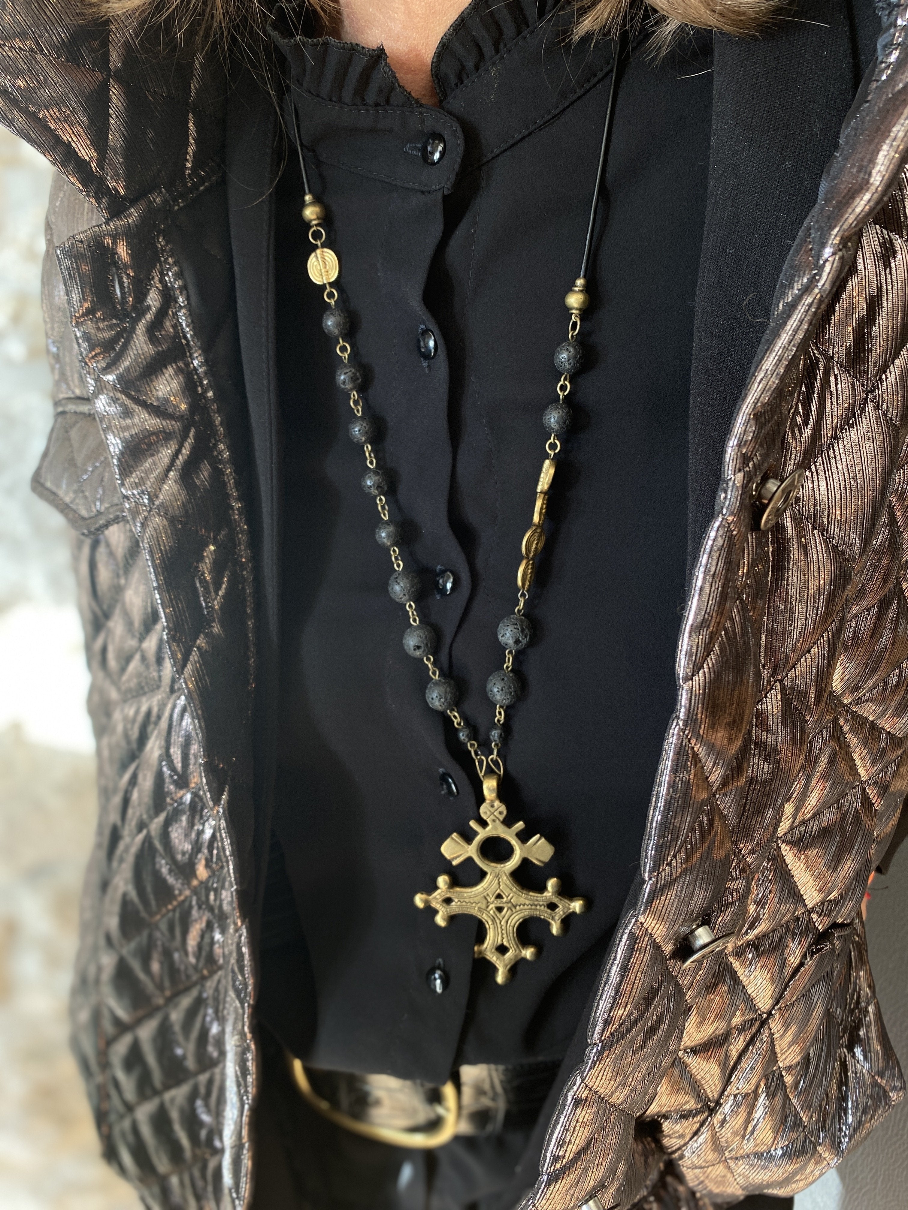 Zoune Bijoux Sautoir Medina Lave