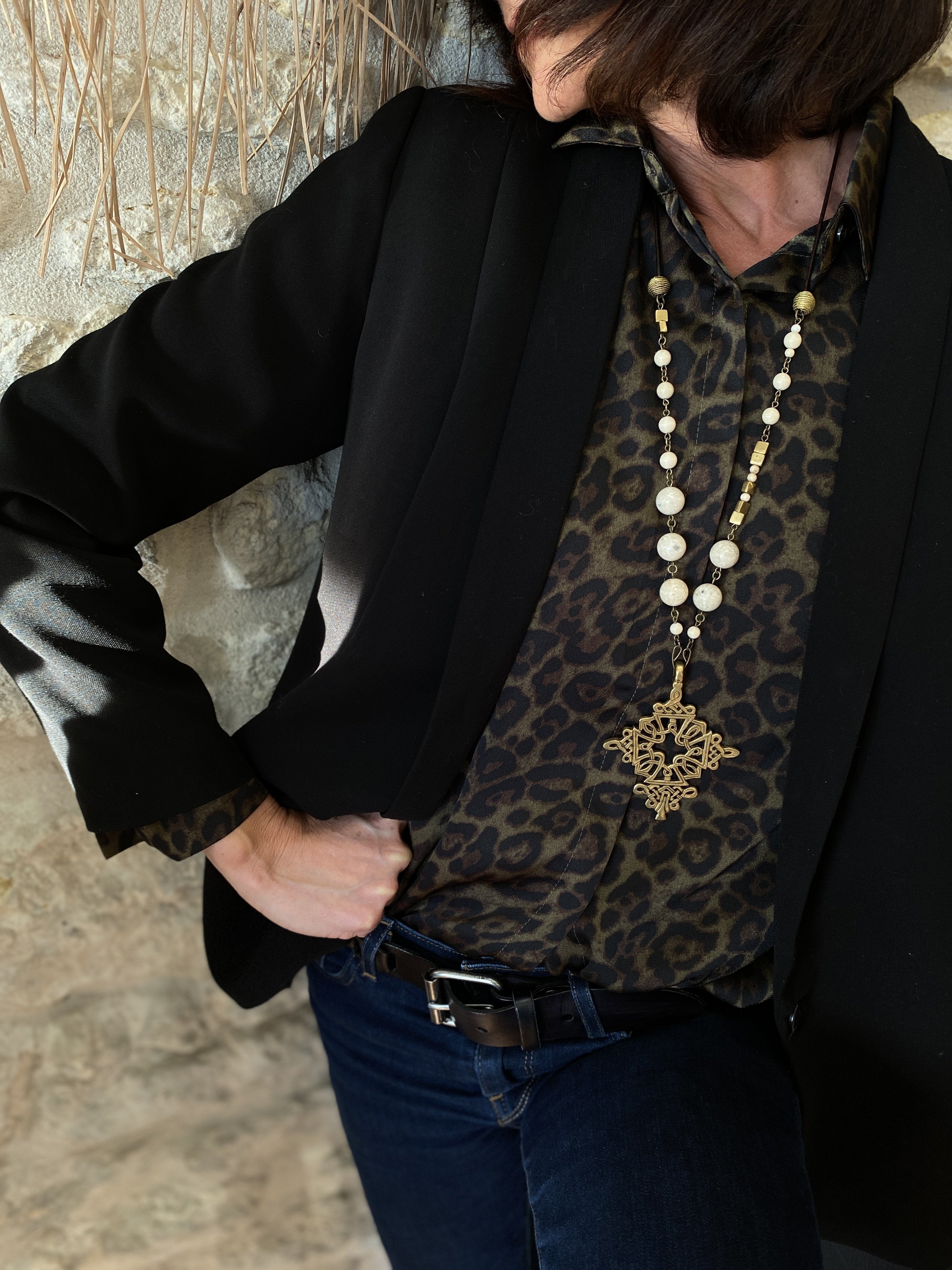 Zoune Bijoux Sautoir New Sand River