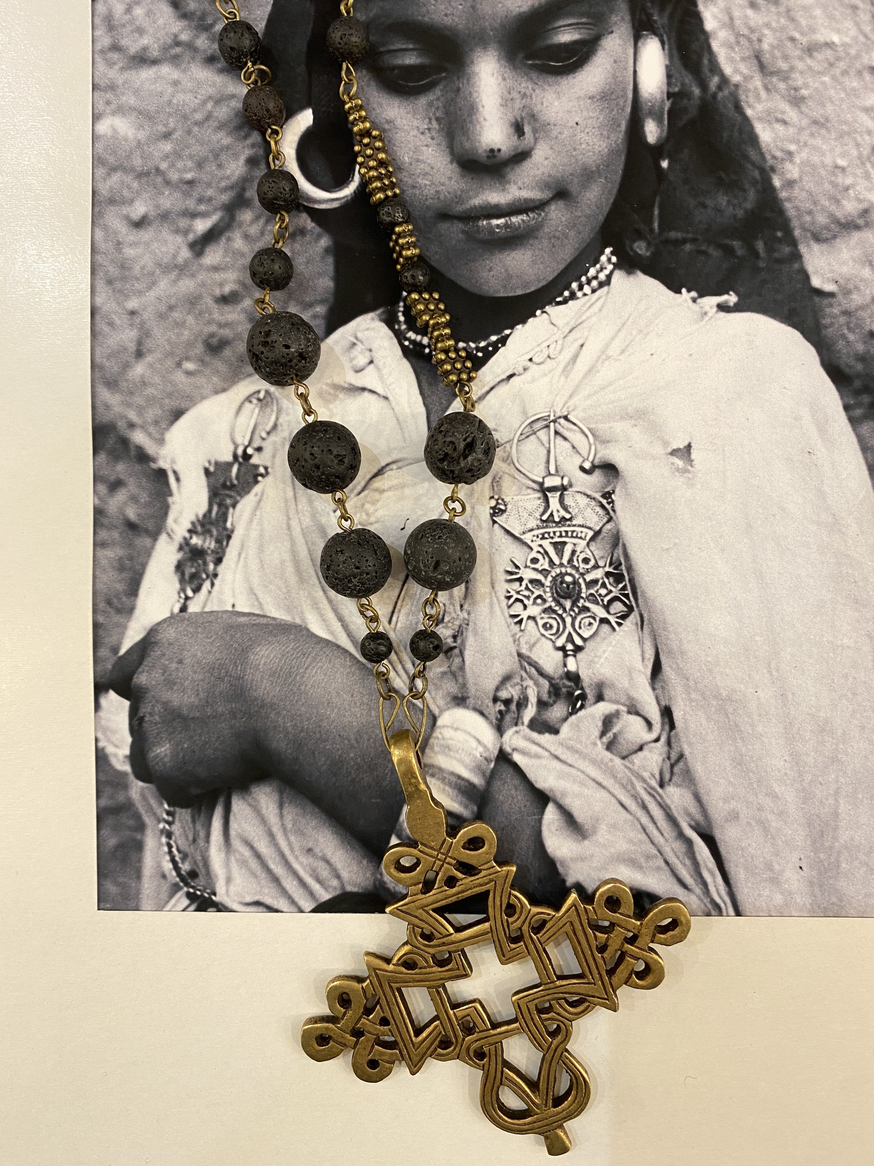 Zoune Bijoux Sautoir Sand Lave