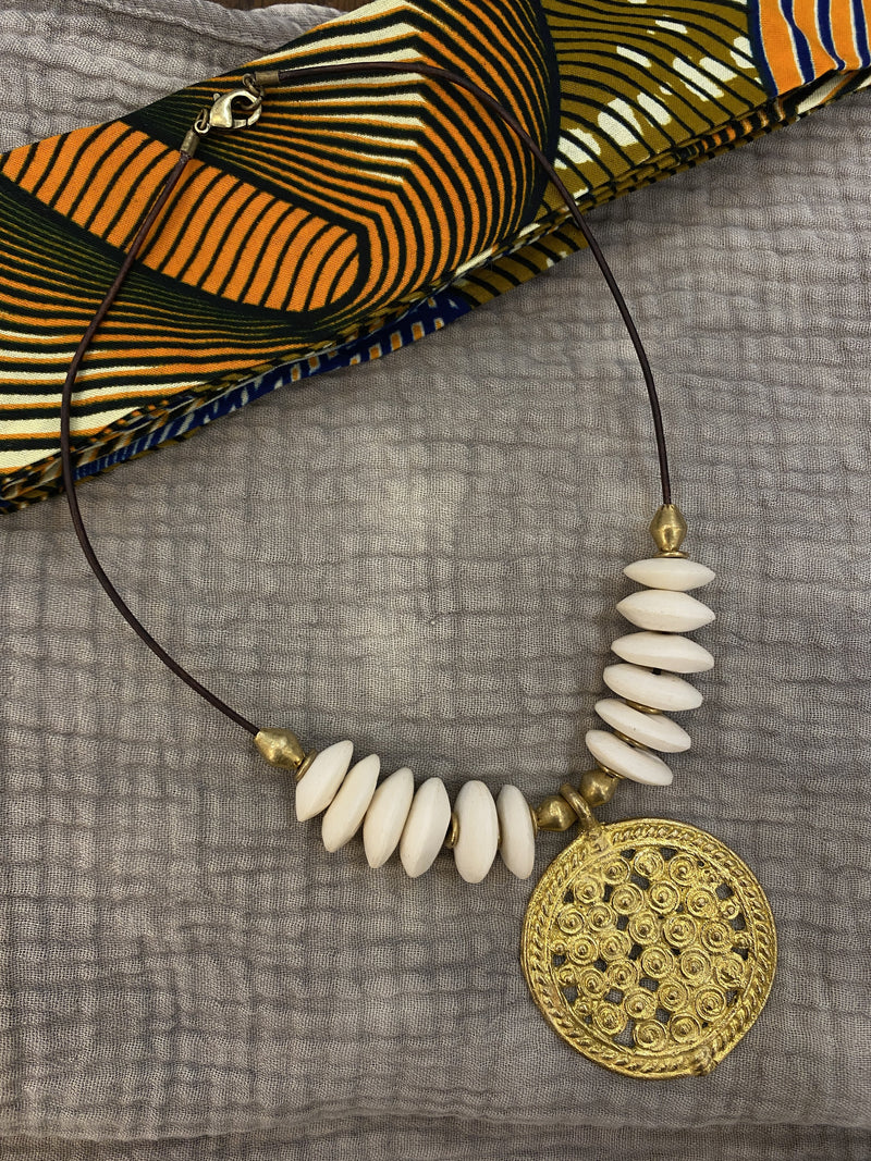 Zoune Bijoux Collier Agades Blanc