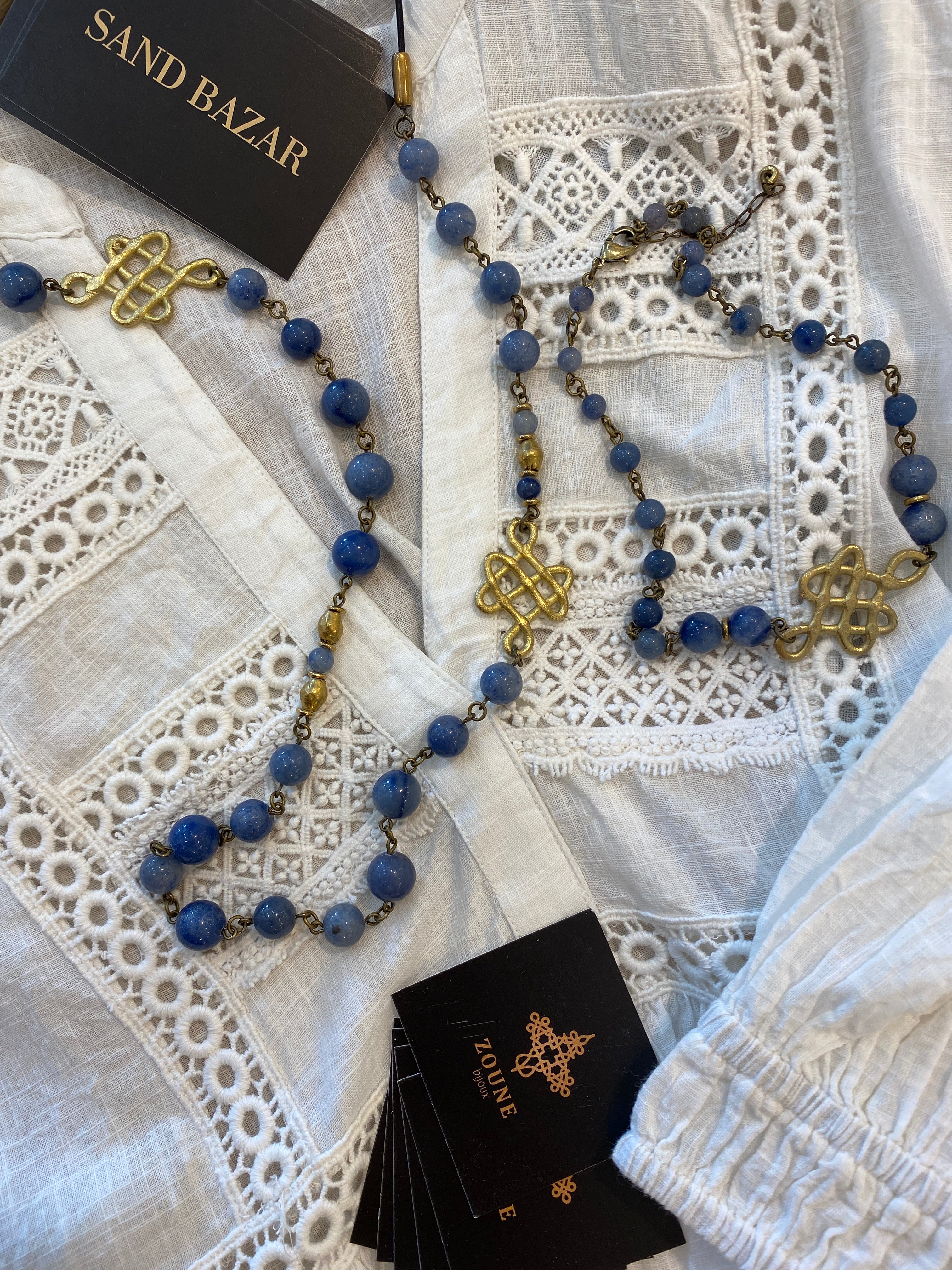 Zoune Bijoux Nayo Aventurine sautoir