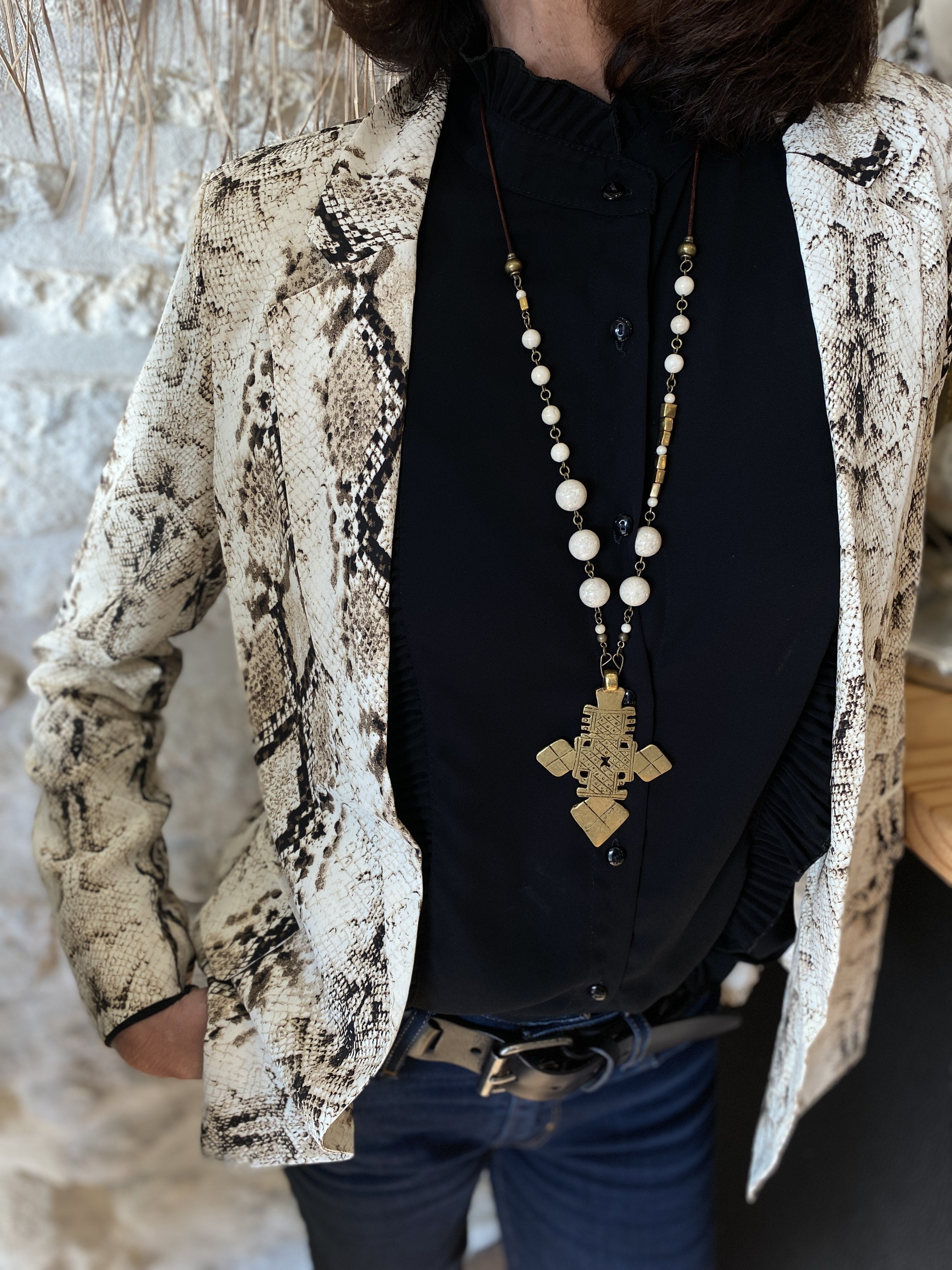 Zoune Bijoux Sautoir Grand Moucharabieh River